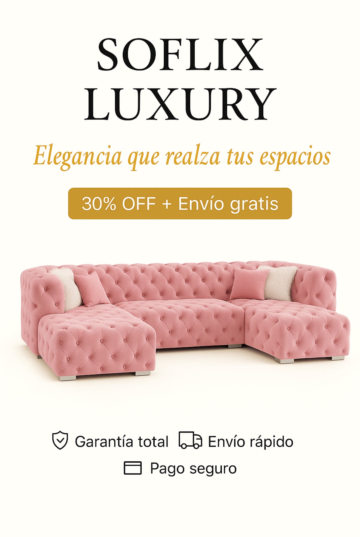 Luxury Soflix® – El modelo premium favorito para salas elegantes
