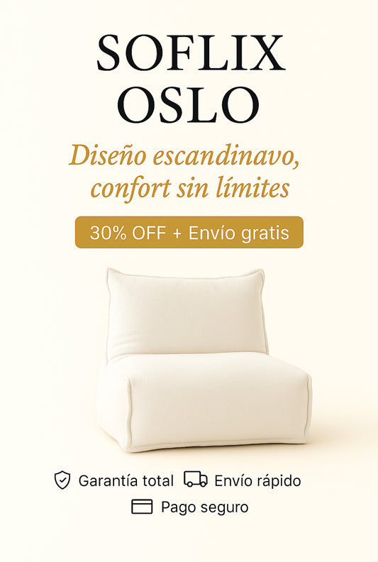 Oslo SOFLIX - Ideal para Depas Pequeños